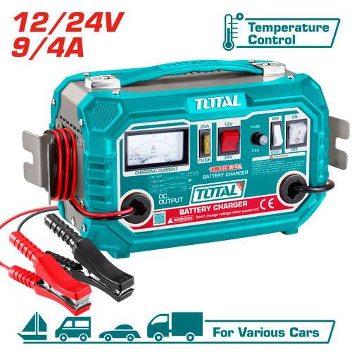 Cargador De Bateria Total 12/ 24 V